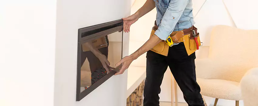 Metal Fireplace Installation in Lake Jackson, Texas