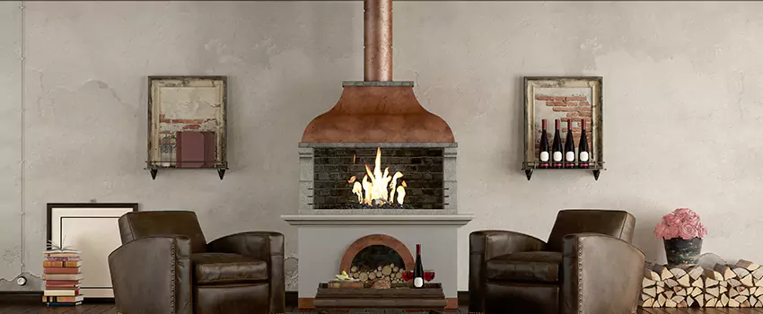 Thelin Hearth Products Providence Pellet Insert Fireplace Installation in Lake Jackson, TX