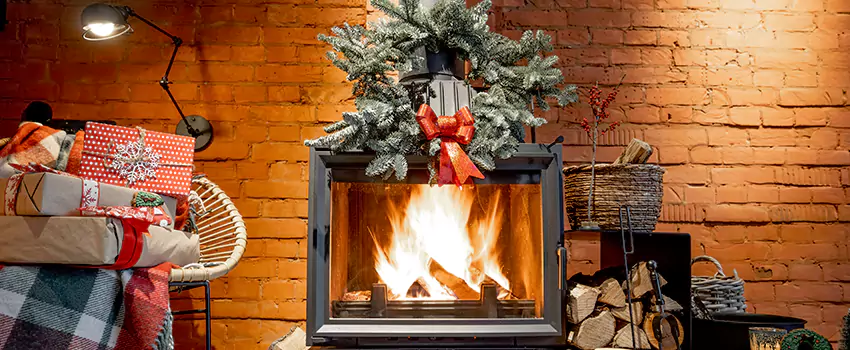 Travis Industries Linear Gas Fireplace Installation in Lake Jackson, Texas