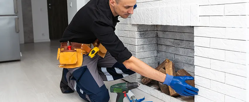 Fireplace Damaged Damper Frame Repair Services in Lake Jackson, Texas